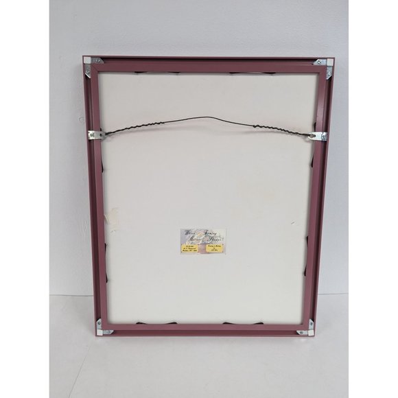 Precious Moments Cross Stitch Matted Framed Decor 17 X 20" Boy School Do Best - Picture 3 of 3